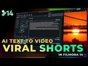 Filmora AI Tool Converts Your Script into a Video in Minutes! (Viral Text to Video)
