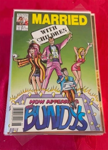 Married With Children Comic Books(Now Comics 1990-4) #thebundys#foxtelevision#nineties