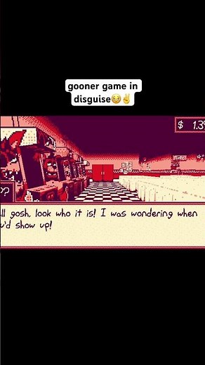 this MIGHT be a gooner game in disguise🫩✌️ #fnaf #fivenightsatfrickbears #funny #shorts