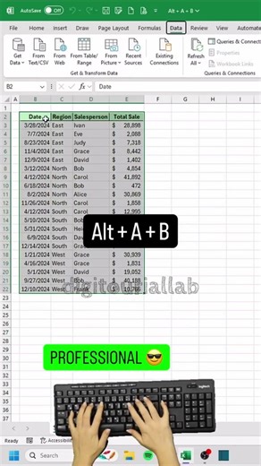 add subtotal in Microsoft Excel #microsoft #excel #exceltips #spreadsheet #subtotal #exceltutorial
