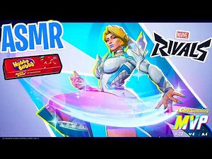 ASMR Gaming 😴 Marvel Rivals Emma Frost MVP! Relaxing Gum Chewing 🎮🎧 Controller Sounds + Whispering 💤