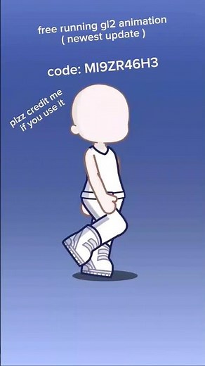 free Walking gl2 animation | 24 fps | smooth | #animation #animating #gachalife2
