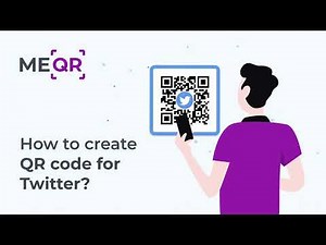 QR code for Twitter. Simple QR code creation manual