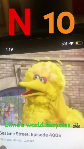 N 10 Elmo’s world bicycles 🚲