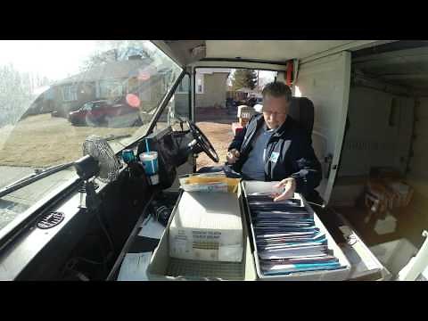 Letter Carrier (mailman) Delivery - Time Lapse