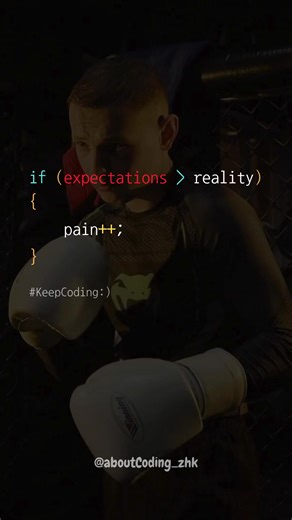 Keep expectations low. . . 🥀 #coding #foryou #reality #expectations