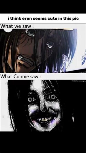 What Connie saw 😱☠️ ? #aot #eren #mikasa #anime #animeedit #fypシ゚viral