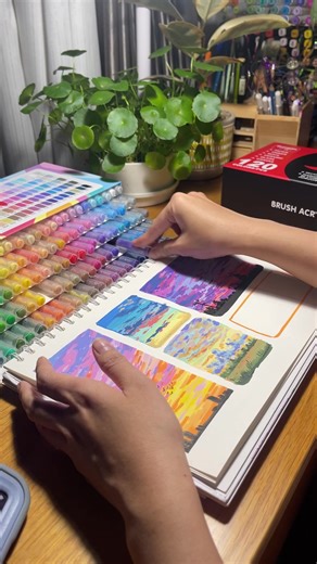 Test màu acrylic marker Guangna 120 màu #acrylicmarker #review