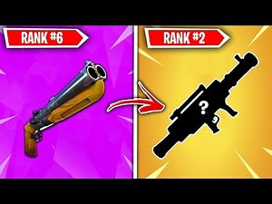 Top 10 VAULTED Fortnite Weapons Ranked WORST TO BEST!
