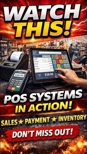 Retail POS system setup & live demo — fast and easy sales.#shorts
