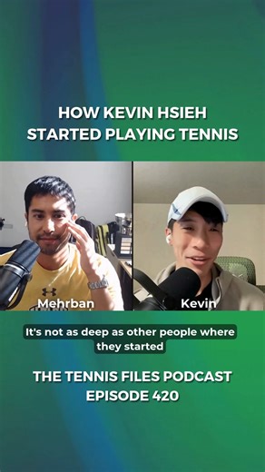 In this video clip, Kevin Hsieh shares his origin in tennis and his experiences. To listen to this episode, click the link in my bio or search for “The Tennis Files Podcast” on your favorite podcast app!🎾🎧 tennisfiles.com/podcast @kevinhsiehtv | tennisfiles.com