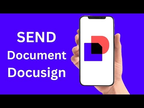 How To Send Document Via Docusign