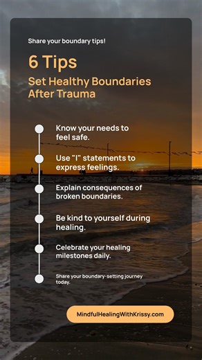 Boundaries are the key to reclaiming your power after trauma.  In...
