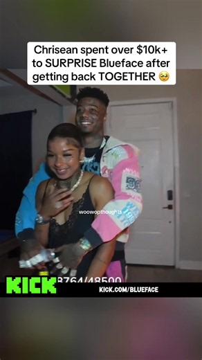 Chrisean spent over $10k to SURPRISE Blueface after getting back TOGETHER 🥹 #blueface #chrisean