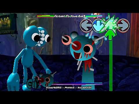 FNF Sprunki Horror All Phases VS Rainbow Friends x Friends To Your End | Incredibox Sprunki FNF Mods