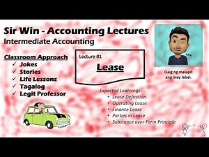 Lecture 01: Lease Accounting. [Intermediate Accounting]