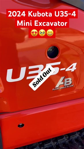 Mini excavator sold enjoy your equipment in USA 🇺🇸 Trust Blue Tractor Project with Your Project #equipment #kubota #excavator #fyp #machinary