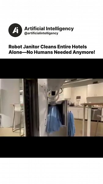 Robot Janitor Cleans Entire Hotels Alone—No Humans Needed Anymore!