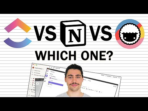 Notion VS Taskade VS ClickUp | Which is Best for You? | 2022 Comparison (by a Medical Student)
