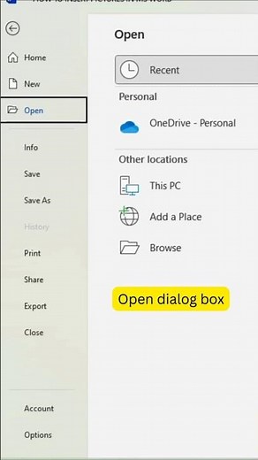 Open a new document or an existing document in MS WORD #shorts #keyboardshortcuts