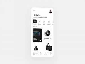Smart Home App Interface animation