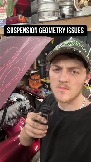 Another road block 😂 suspension geometry difference causing fitment issues. #suspension #restoration #jzx81 #projectcar