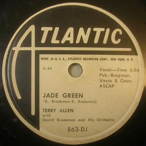 Terry Allen - Jade Green / Another Memory
