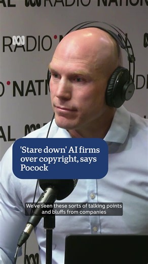 'Stare down' AI firms over copyright, says Pocock | ABC NEWS