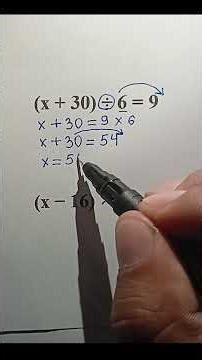 Understanding and Solving Simple Linear Equations Easily #maths #mathematica #mathstricks #mathtrick