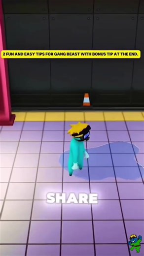 Top 2 gang beasts tips and tricks#gangbeasts #tutorials #viral #fyp #howto