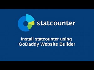 Install statcounter on GoDaddy Website Builder