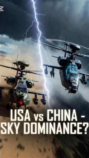 USA Helicopter vs China Helicopter 😱 Who Wins?#usavschina #military #shorts