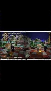 How to get TikToker and YouTuber tags in Bartexcraft? #minecraft #fastbuilder #bartexcraft