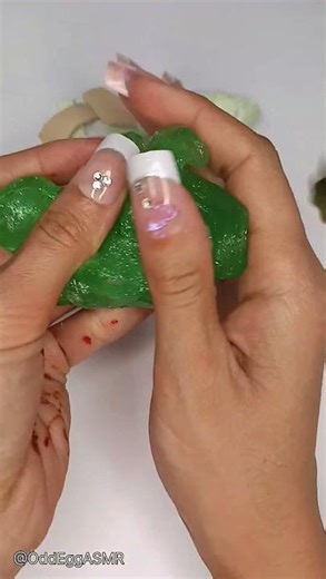 Slime Inside an Egg?! 😱🥚 #asmr #asmrsounds