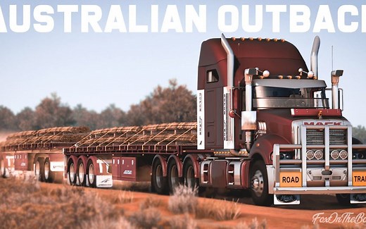 【YouTube】美卡mod_澳大利亚内陆地图|ATS 1.41 AUSTRALIAN OUTBACK! | American Truck Simulator