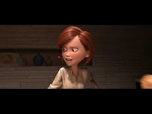 The Incredibles - Fight On Dinner Scene