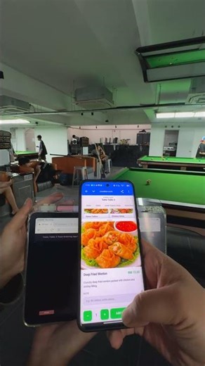 Smart F&B Ordering System for Snooker VIP SnookerKING AI Software