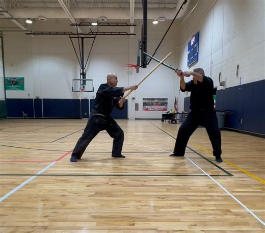 Felix Diaz on Instagram: "Genbushin Dojo, training group for Japanese Koryu Bujutsu and the home of Bujinkan Miami. 🥷 Tonights training: Kukishin/Kukishinden Ryū Bojutsu: We worked the basic Kata, then the Oyo Waza for the following Hanbojutsu techniques: Tsuke Iri Koshi Ori Kasumi Uchi Mawashi Dori Ate Komi Plus the Osae Waza: Jo-wan Ori Zen-wan Ori We reviewed the first three techniques of the Kukishinden Happo Hiken Kuji no Kata using Jo. See video. We practiced the first four techniques of