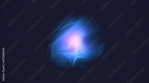 3D animation of an AI brain thinking and processing data in a loop.