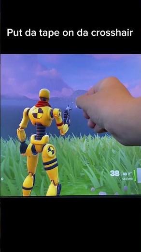 How to get custom crosshair on ps5 and Xbox #fortnite #shorts