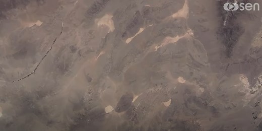 Exclusive video reveals secretive Area 51 military base as seen from space