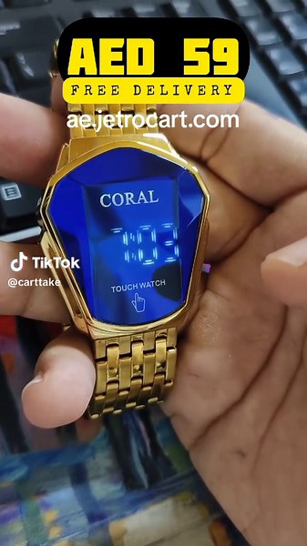 Bilcal G Coral Touch Watch - Water Resistant LED Watch