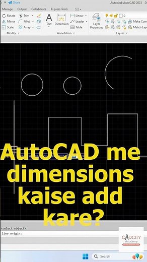 AutoCAD Tips #31 | Dimension Basics