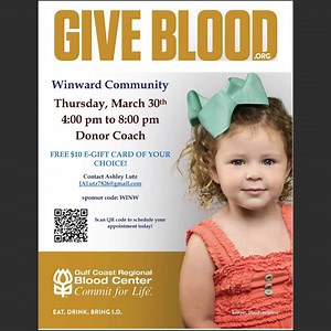Want to watch a miracle? Go and donate blood ❤️ The Winward Community Association is hosting a blood drive on March 30th, if you are interested please schedule through the link below: 🔗 http://spr.ly/61813NfI1 | Lennar Houston