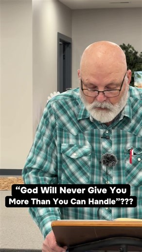 “God Will Never Give You More Than You Can Handle”???: Welcome to Spirit and Truth Ministries! I’m Pastor Leo. I’ve been a pastor in the Midwestern United States for over 40 years! I have always considered myself to be a simple country cowboy preacher! I have pastored 5 churches and am currently pastoring a non-denominational Bible-based church for the past 10 years! Here you will find daily preaching clips, sermon clips, and Bible study messages. We will be discussing some important world event