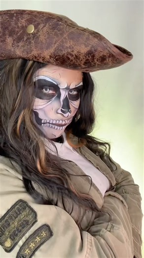 THE FREEDOM 1-2-3-4 CHALLENGE ⚡💀 PIRATE JACK SPARROW HALLOWEEN CUSTOME AND MAKEUP TRANSFORMATION