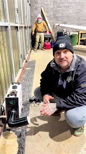 The Vevor diesel air heater! Super easy to set up and use! Hot, hot, hot heat