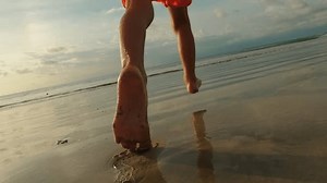 Back View Barefoot Kids Runs On Stock Footage Video (100% Royalty-free) 1102266909 | Shutterstock
