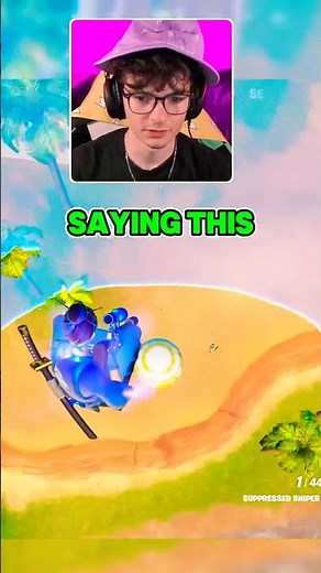 Hitting INSANE Trick shot in Fortnite