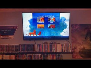 Menu walkthrough of The Lion King 2017 dvd